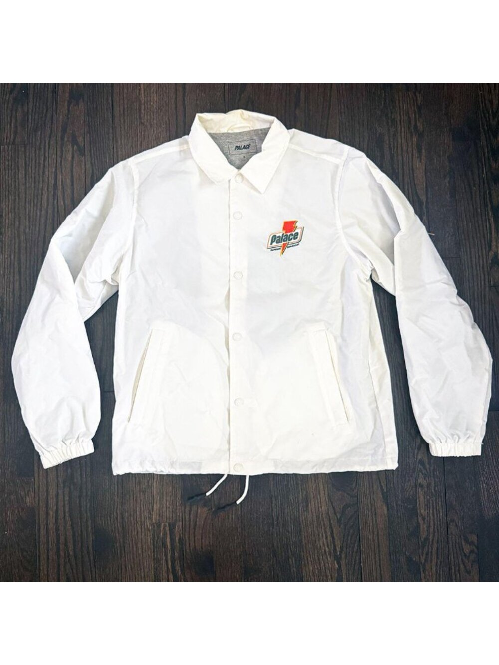Palace Skateboards Sugar Coach Jacket WHITE SS21 - SMALL